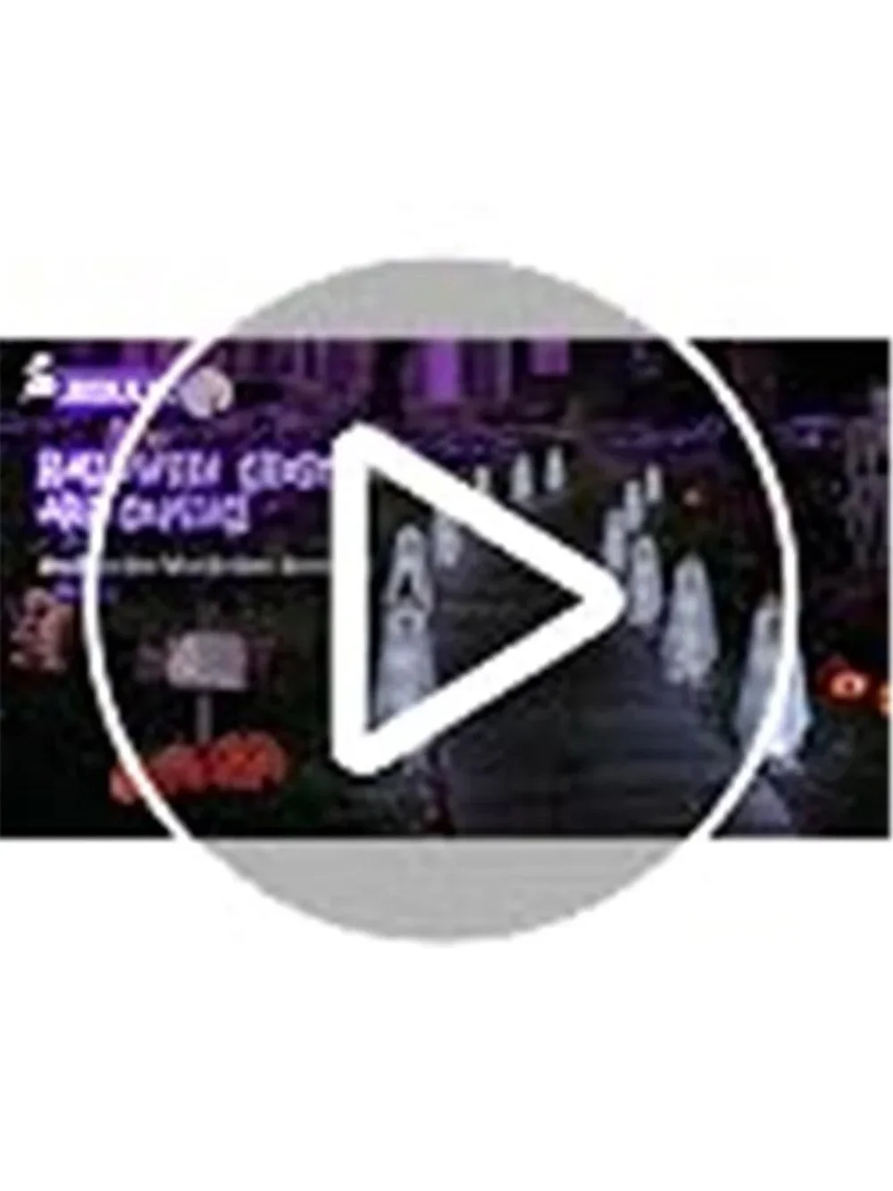 Halloween Decorations Solar Ghost Lights Outdoor, 6-Packs Solar Garden Spooky